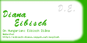diana eibisch business card